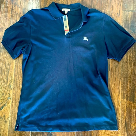Burberry Other - BURBERRY PIQUE OXFORD LOGO POLO / L